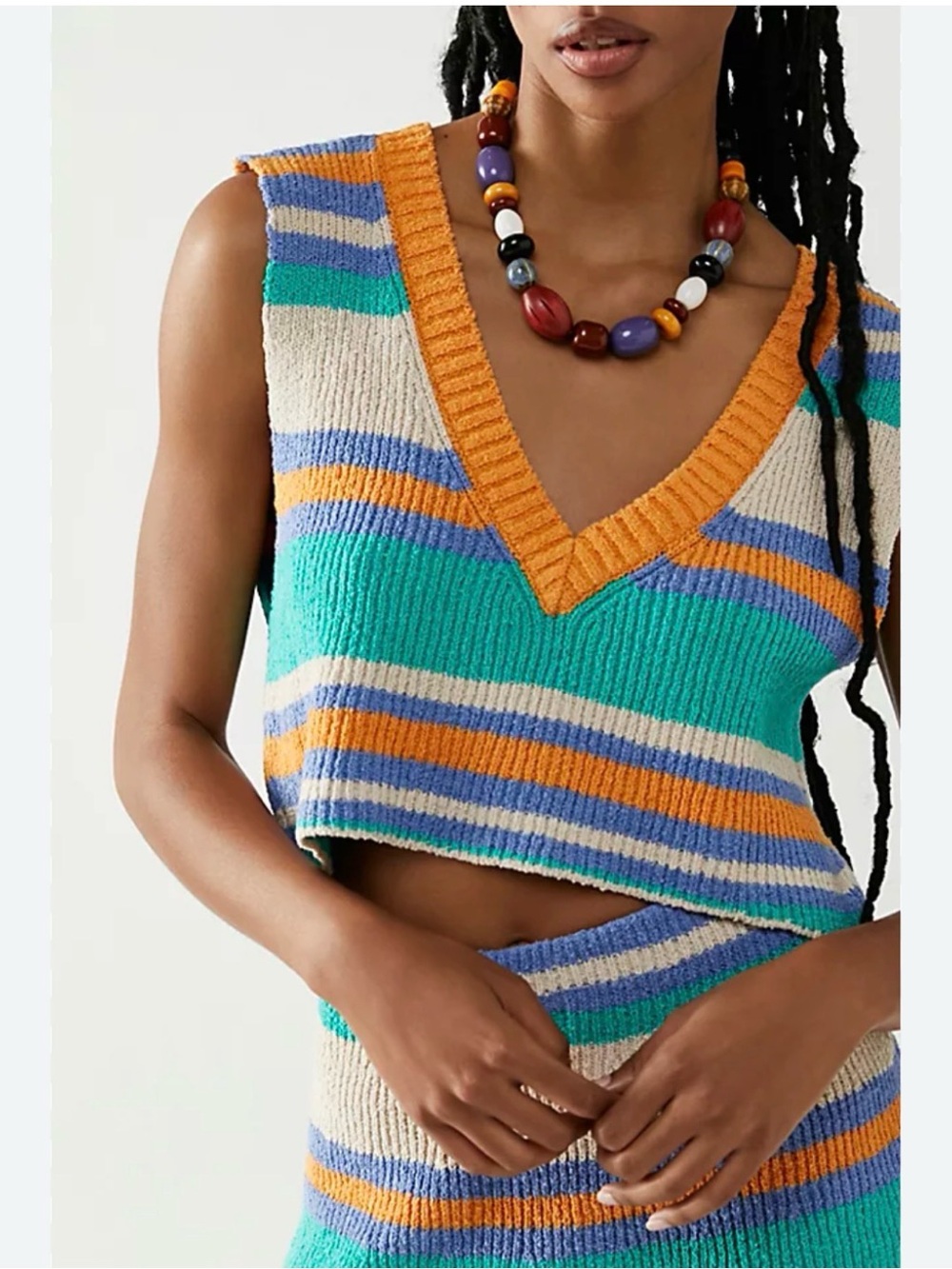 Striped Knit Two-Piece free people Set